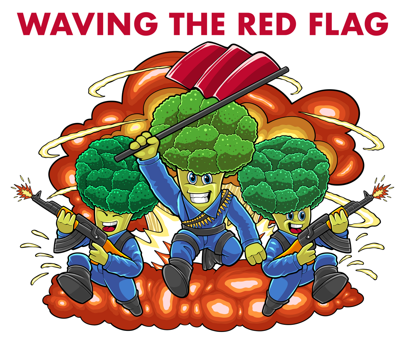 waving the red flag loaded broccoli wtrf
