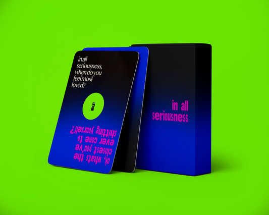 In All Seriousness - Conversation Card Game [Pre-Order]